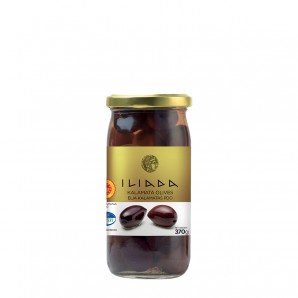 Ελιές Καλαμών σε γυάλινο βάζο "ILIADA" 370gr