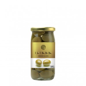 Ελιές Πράσινες σε γυάλινο βάζο "ILIADA" 370gr