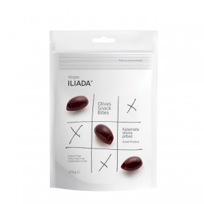 Ελιές Εκπυρινομένες Καλαμών σε doy bag "ILIADA" 170gr