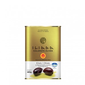 Ελιές Π.Ο.Π. Καλαμών Λαδιού Μετ.δοχείο "ILIADA" 500gr