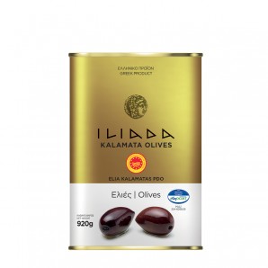 Ελιές π.ο.π. Καλαμών  Ξυδιού Μετ.δοχείο "ILIADA" 1kg