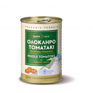 Τοματάκια Π.Ο.Π. Σαντορίνης Ολόκληρα "Santo wines" 410gr