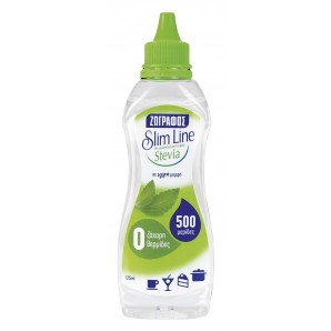 Slim line με STEVIA υγρο "Ζωγράφος" 125ml