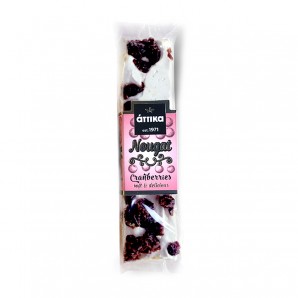 Nougat με Cranberries "Αττικα" 100gr