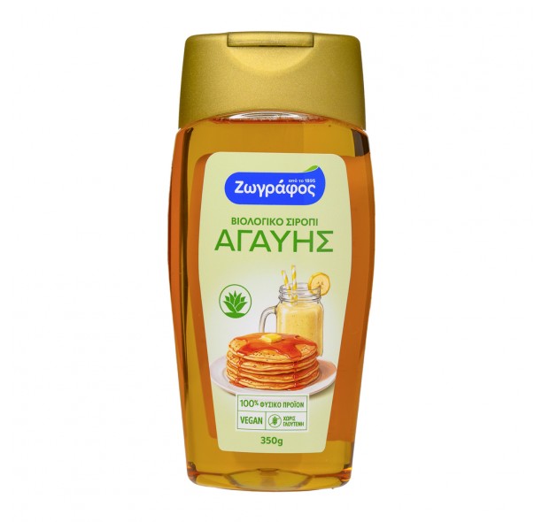 Βιολογικό σιρόπι Αγάυης 350γρ "Ζωγράφος"